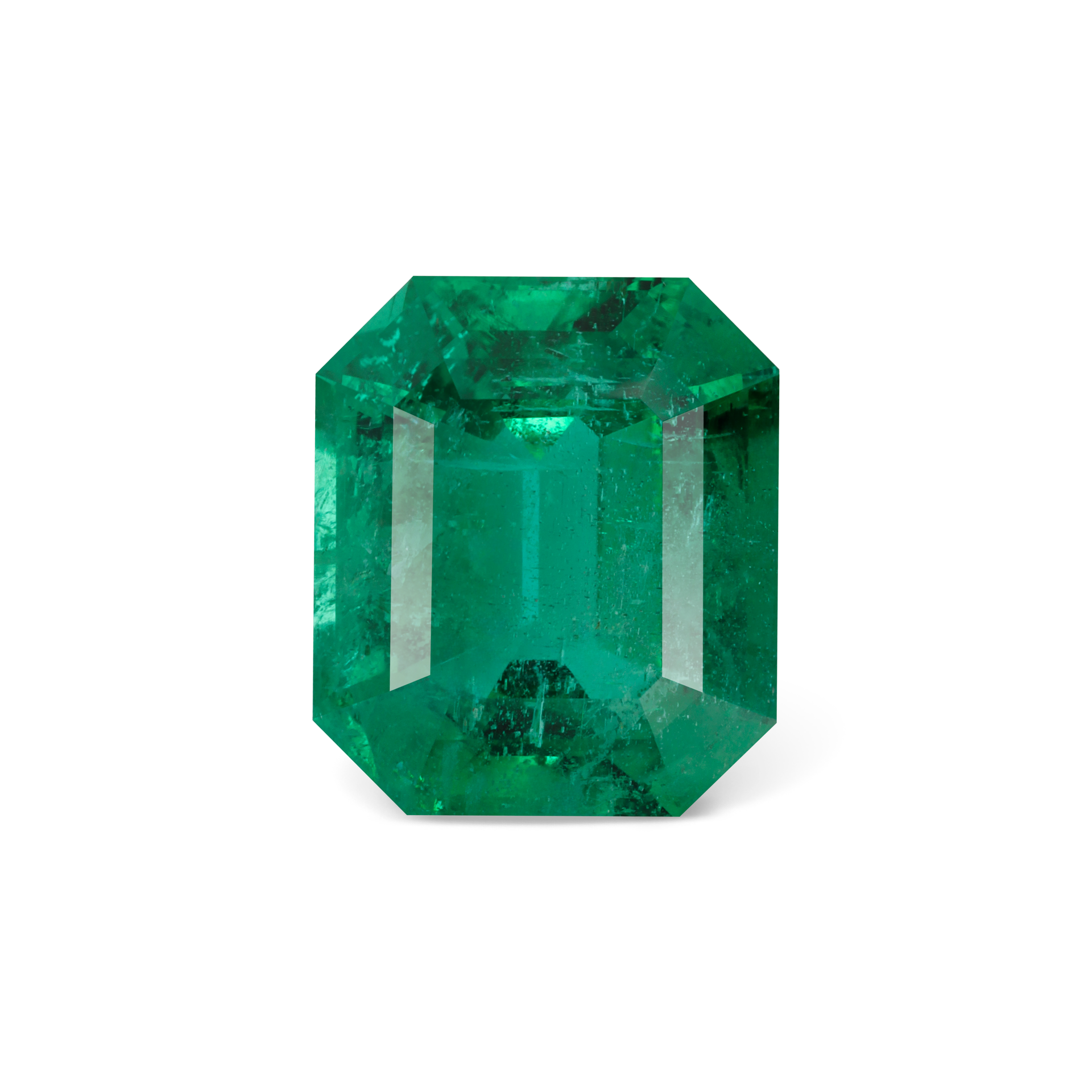 Изумруд intense to vivid green 6.35 карат насыщенного зелёного цвета