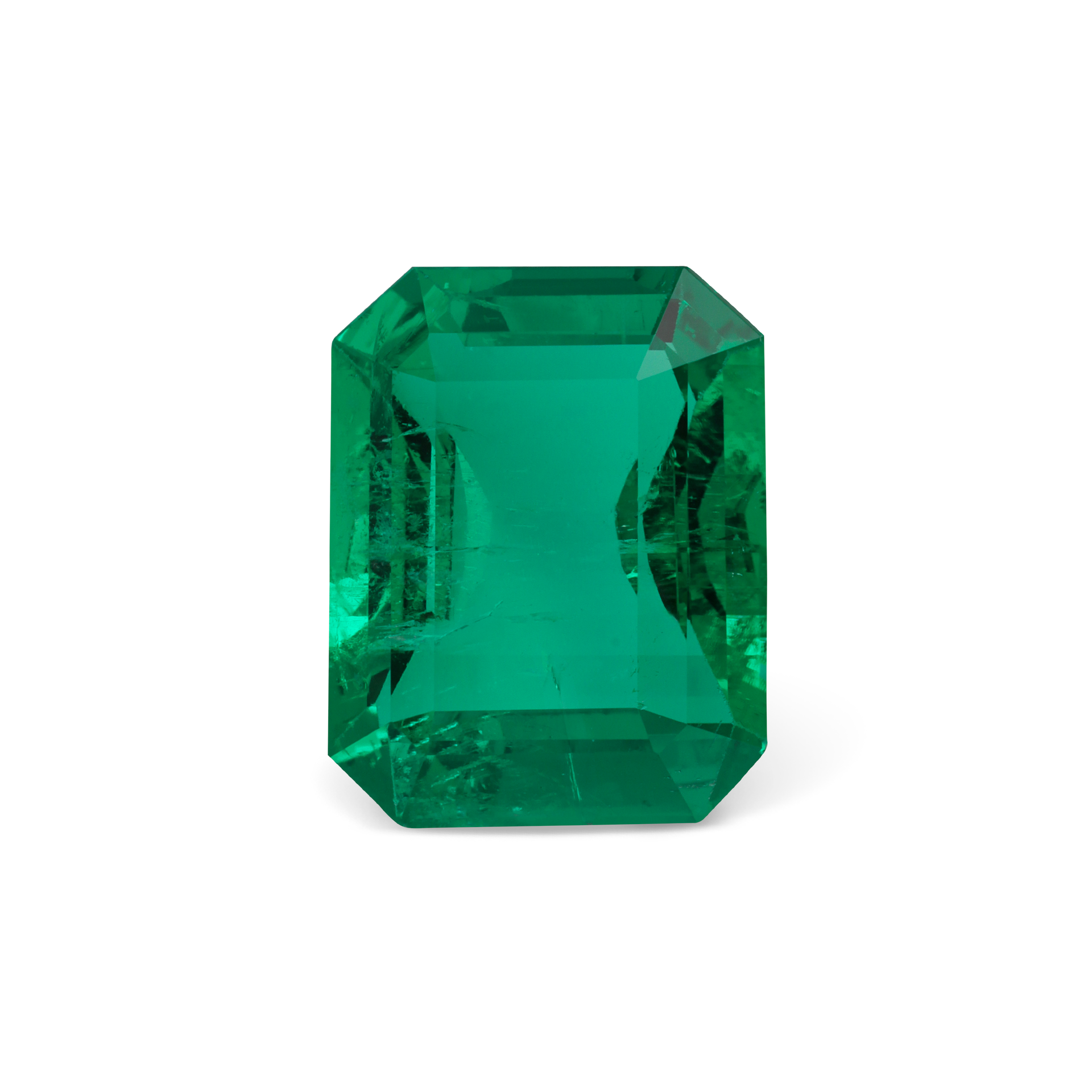 Изумруд Muzo vivid green 5.86 карат насыщенного зелёного цвета