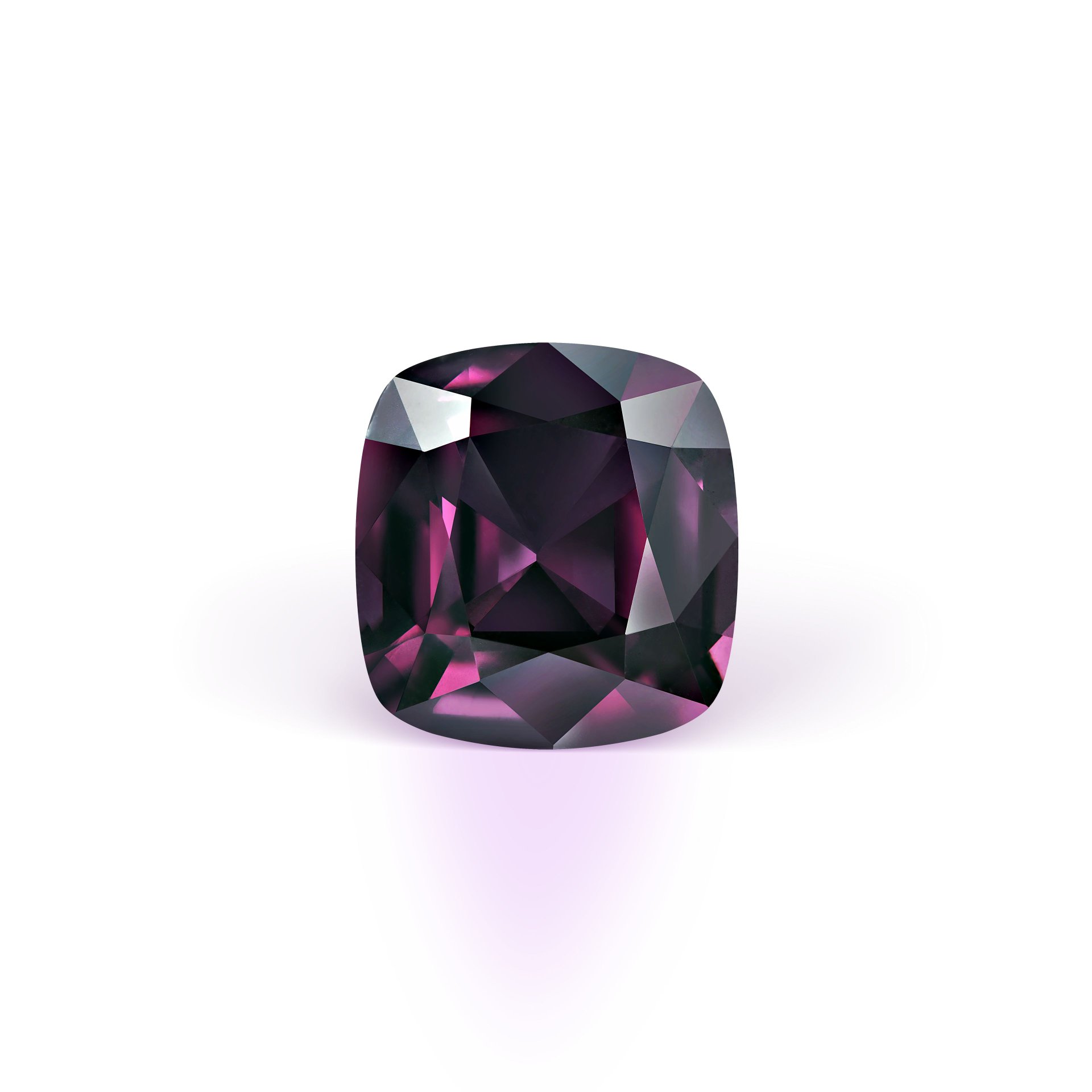 Кольцо с центральной шпинелью 8.82 карата в элегантном дизайне.