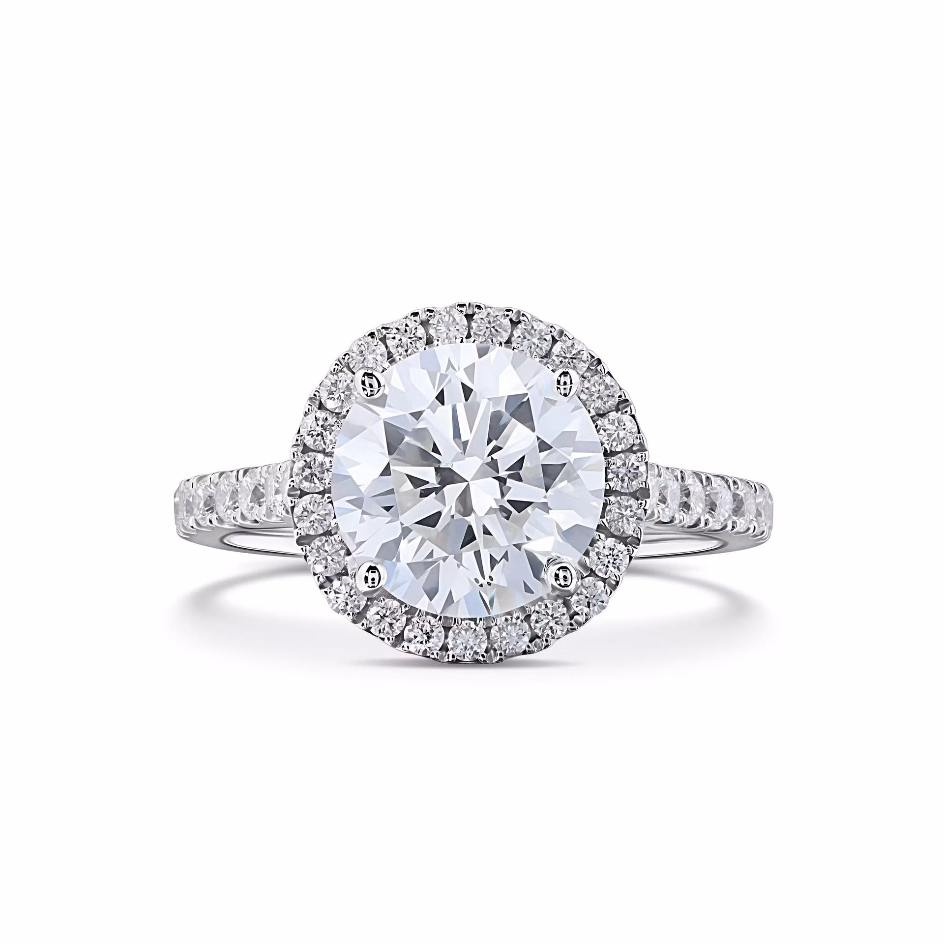 Кольцо из белого золота с бриллиантом 2.5 карата, дизайн Parure Atelier